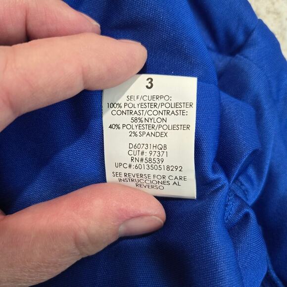 Xtraordinary Sleeveless Blue Fit & Flare Dress Lace and Tulle Sz 3 Skater Fairy - Picture 10 of 10